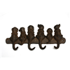 Cute Large Cast Iron Puppy Dogs Wall Coat Hooks 2700