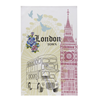 London Linen Tea Towel- Cloth Big Ben, Etc.,