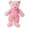 Russ Rattle Pals Small Pink Teddy Bear Plush Toy