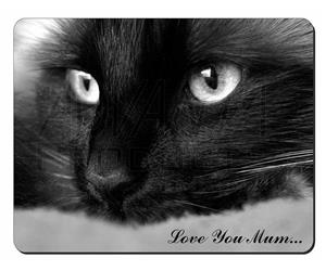 Gorgeous Black Cat Mum Sentiment
