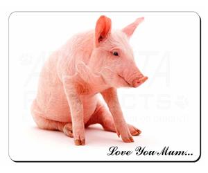 Cute Pink Pig Mum Sentiment