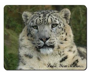 Beautiful Snow Leopard Mum Sentiment
