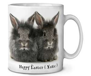 Personalised Easter Angora Rabbits