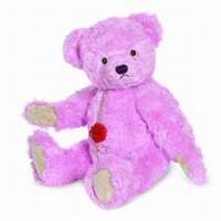 Teddy Hermann Pink Hyacinth Bear with Swarovski Elements+ Growler 123262