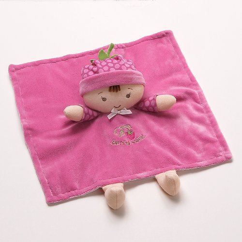 Brunette Dolly Doll Comforter Blanket Toy Gift 320614 Gund New Baby Deep Pink 