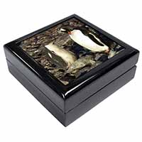Penguins on Pebbles Keepsake/Jewellery Box