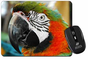 Face of a Macaw Parrot Computer Mouse Mat