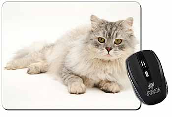 Silver Chinchilla Persian Cat Computer Mouse Mat