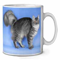 Silver Maine Coon Cat Ceramic 10oz Coffee Mug/Tea Cup