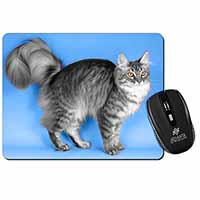 Silver Maine Coon Cat Computer Mouse Mat
