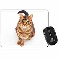 Brown Tabby Cat Computer Mouse Mat