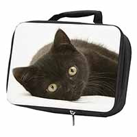 Stunning Black Cat Black Insulated School Lunch Box/Picnic Bag
