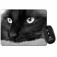 Gorgeous Black Cat Computer Mouse Mat