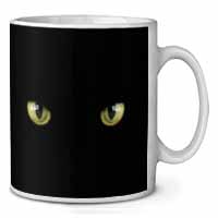 Black Cats Night Eyes Ceramic 10oz Coffee Mug/Tea Cup