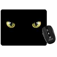 Black Cats Night Eyes Computer Mouse Mat