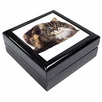 Beautiful Brown Tabby Cat Keepsake/Jewellery Box