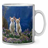 Fantasy Panther Watch on Kittens Ceramic 10oz Coffee Mug/Tea Cup