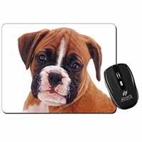 Red and White Boxer Puppy Computer Mouse Mat