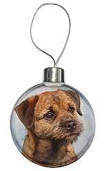 Border Terrier Christmas Bauble