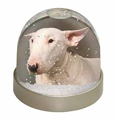 Bull Terrier Dog Photo Snow Globe Waterball