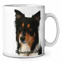 Tri-Colour Border Collie-Love Ceramic 10oz Coffee Mug/Tea Cup