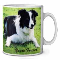 Border Collie Dog "Yours Forever..." Ceramic 10oz Coffee Mug/Tea Cup