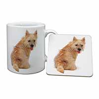 Cairn Terrier Dog Mug and Coaster Set