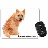 Cairn Terrier Dog With Love Computer Mouse Mat