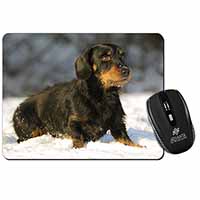 Long-Haired Dachshund Dog Computer Mouse Mat