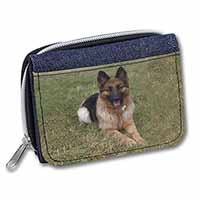 Alsatian/ German Shepherd Dog Unisex Denim Purse Wallet
