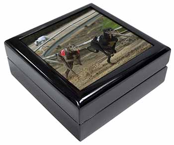 Greyhound Dog Racing Keepsake/Jewellery Box