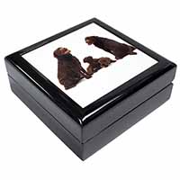 Chocolate Labrador Puppies Keepsake/Jewellery Box