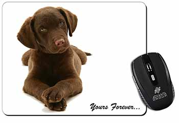Chocolate Labrador Dog Love Computer Mouse Mat