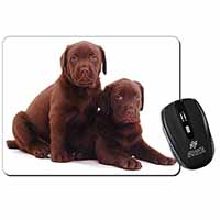 Chocolate Labrador Puppy Dogs Computer Mouse Mat