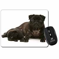 Pug Dog and Puppy Computer Mouse Mat