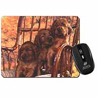 Irish Red Setter Puppy Dogs Computer Mouse Mat