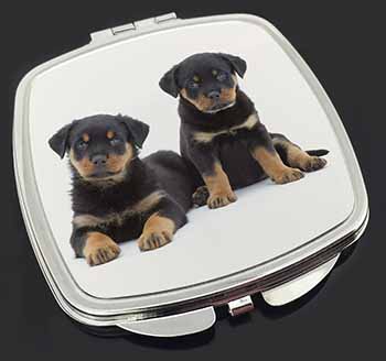 Rottweiler Puppies Make-Up Compact Mirror