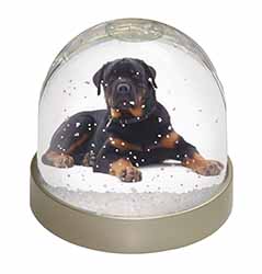 Rottweiler Dog Snow Globe Photo Waterball