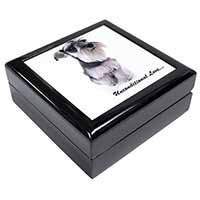 Schnauzer Dog-Love Keepsake/Jewellery Box