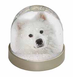 Samoyed Dog Snow Globe Photo Waterball