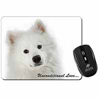 Samoyed Dog with Love Computer Mouse Mat