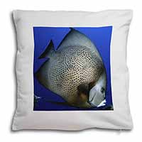 Funky Fish Soft Velvet Feel Cushion Cover With Inner Pillow