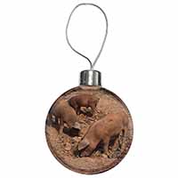 New Baby Pigs Christmas Bauble