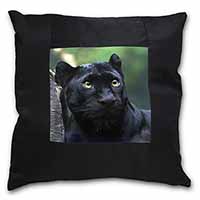 Black Panther Black Satin Feel Scatter Cushion