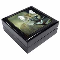 Stunning Big Cat Cougar Keepsake/Jewellery Box