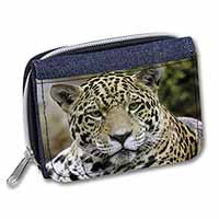 Leopard Unisex Denim Purse Wallet