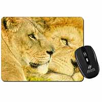 Lions in Love Computer Mouse Mat