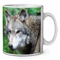 Grey Wolf Ceramic 10oz Coffee Mug/Tea Cup