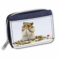 Lunch Box Hamster Unisex Denim Purse Wallet