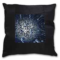 Racing Sperms-No Condoms Needed! Black Satin Feel Scatter Cushion
